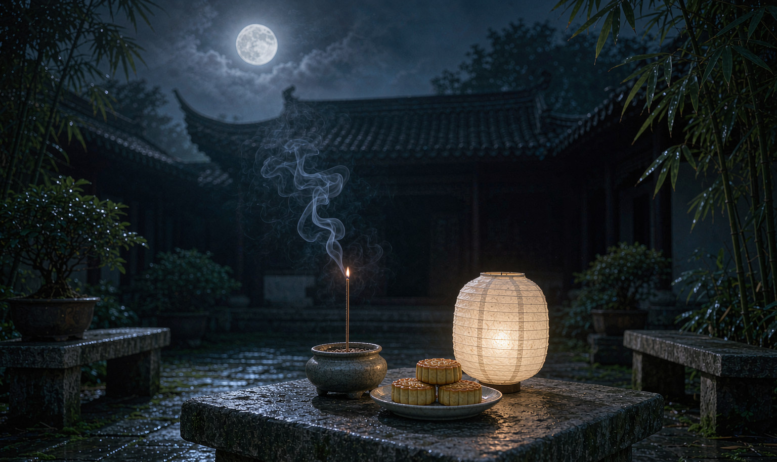 中秋将至，家里有新丧的人家有哪些讲究？祭月、供品与寄托哀思